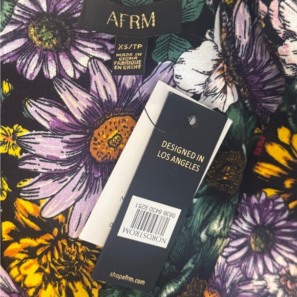 AFRM Botanical Garden Monna Print Mini Dress - Picture 5 of 5